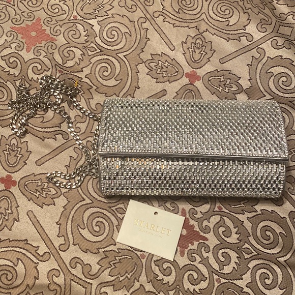 Starlet Bags Starlet Silver Clutch R Poshmark